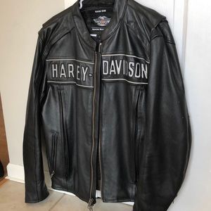 My husband’s jacket, worn a handful of times!